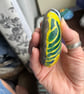 Tropical fish  hand painted and varnished paper weight stone  - Image 3