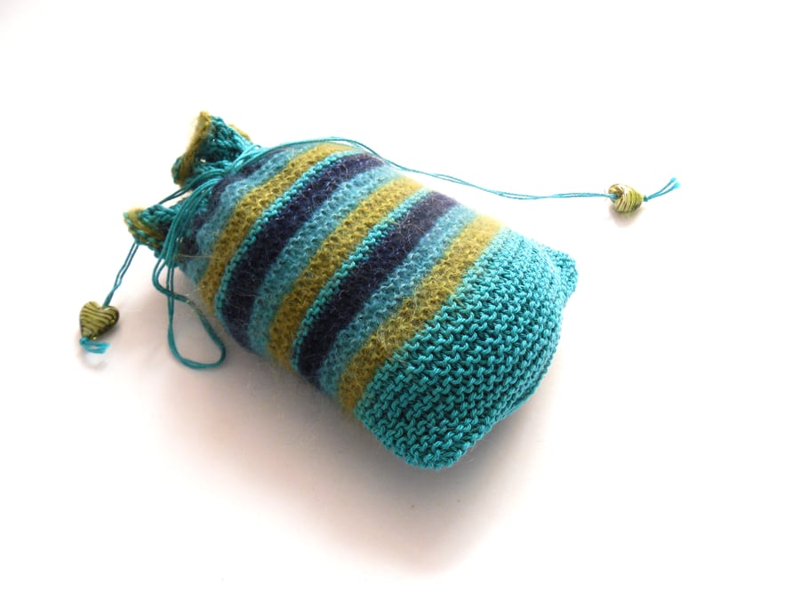 Pretty Blue drawstring bag