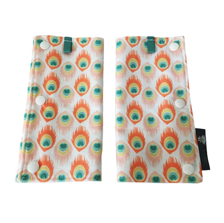 ERGO BABY CARRIER Drool Pads TEETHING PADS Stra... Folksy