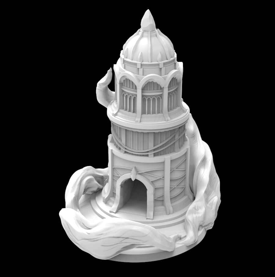 Possibly Cool Dice Towers II - Elven - DnD Pathfinder Tabletop RPG