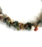Fancy Jasper Gemstone Twisted Rope Necklace 18-20 inches - Image 4