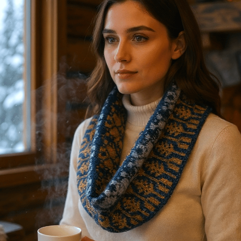 Autumn Fair Isle Cowl