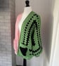HandmadeAdult wicked inspired crochet hexigan cardigan