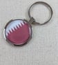 Qatar Flag Keyring