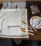 Hand painted tote bags 