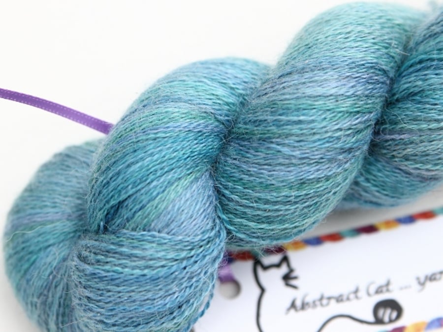 Chills - Silky baby alpaca laceweight yarn