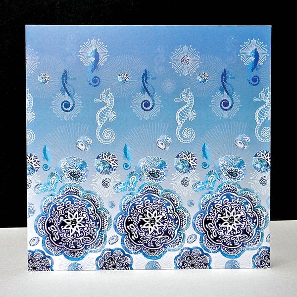 Dancing Seahorses Card