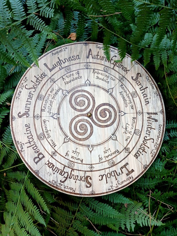 Triskele Celtic Wheel of the Year Calendar