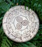 Triskele Celtic Wheel of the Year Calendar
