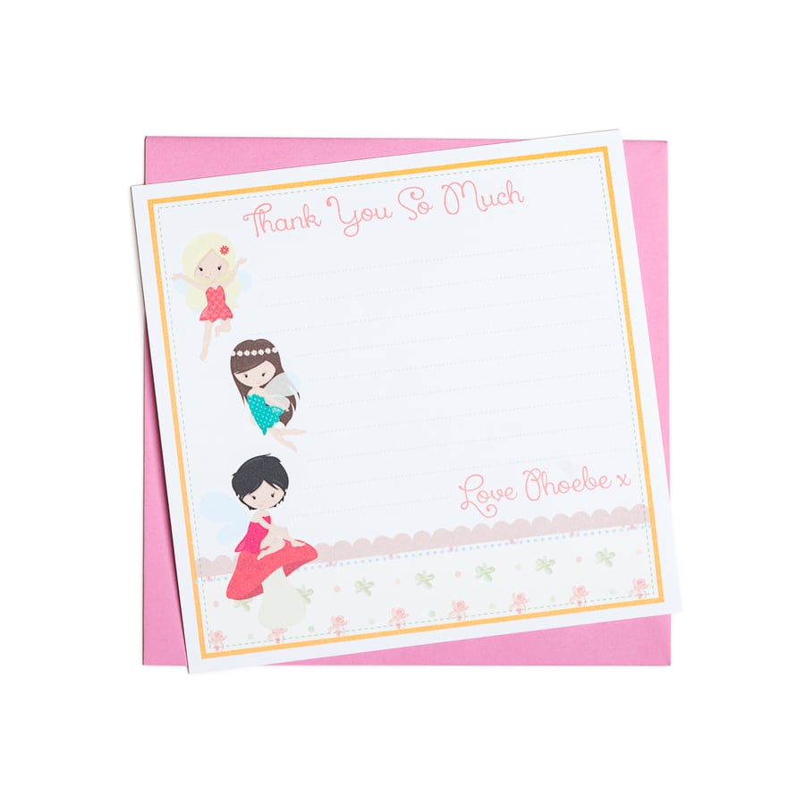 Fairy Thank You Note