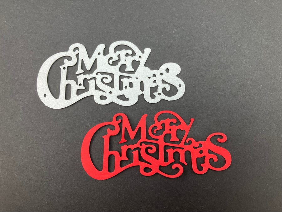 NEW Merry Christmas Craft Cutting Die