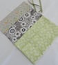Knitting Needle Crochet Hook Roll  Green Yellow White - Image 5