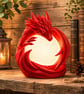 Dragon sphere table lamp – Premium Fantasy Night Light dragon desk lamp