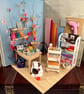 Craft Room Book Nook Miniature Diorama