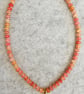 Coral dreams - coral coloured beads with starfish pendant