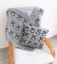 Knitting Pattern for Panda Cushion and Blanket.  Digital Pattern - Image 3