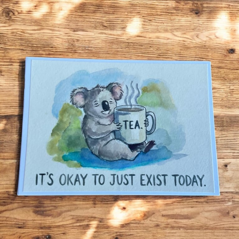 Thinking of You Koala Mental Health Support Greetings Card