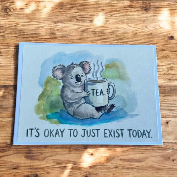Thinking of You Koala Mental Health Support Greetings Card