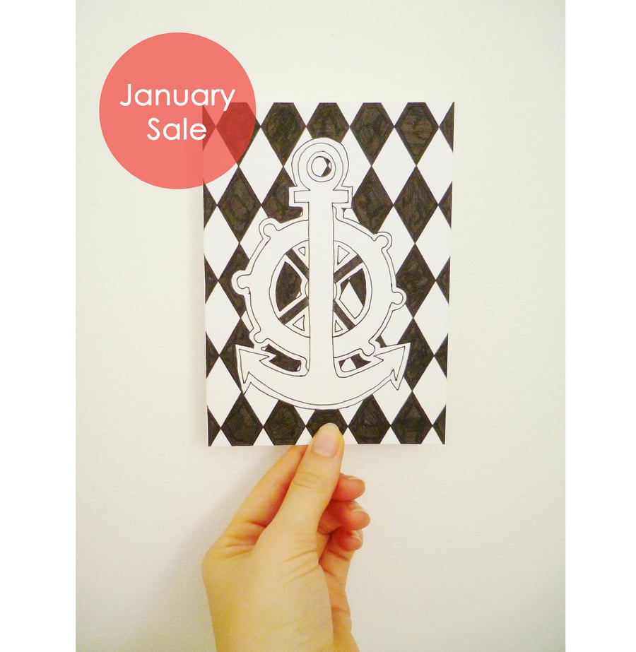 Sale - Free Postage - Anchor Cards