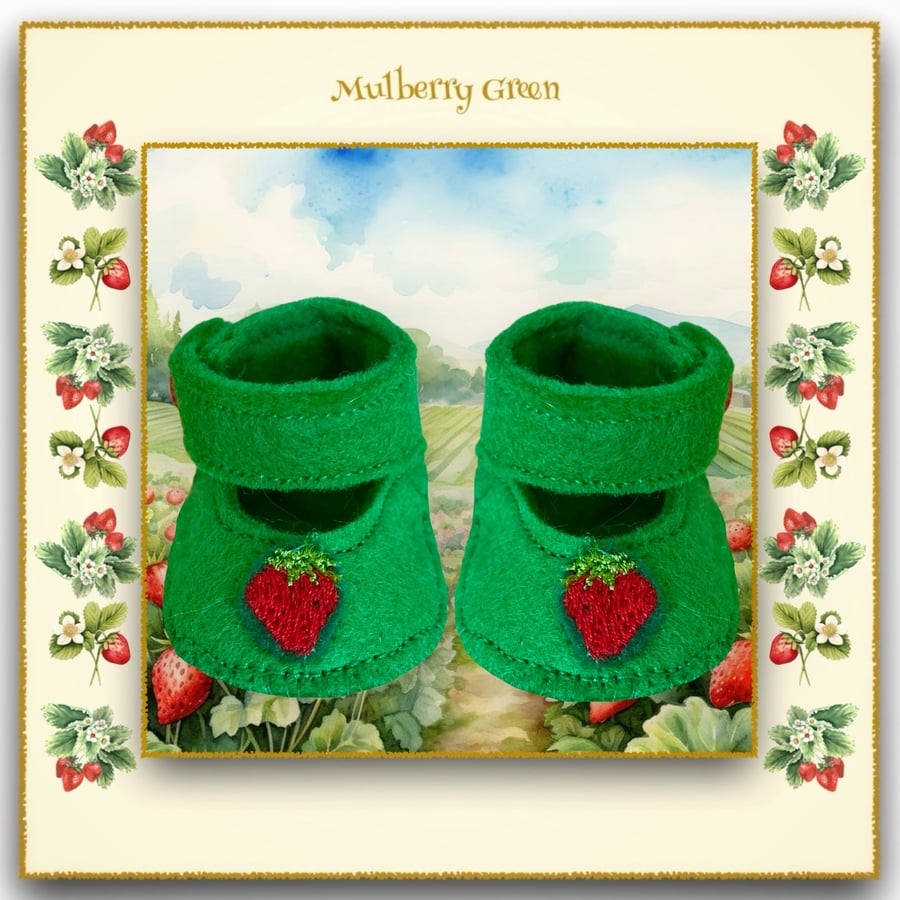Green Strawberry Shoes