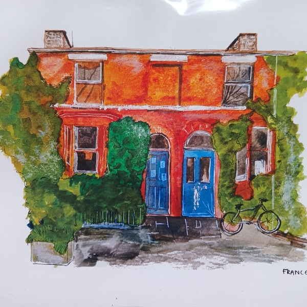 Granby winter gardens watercolour print
