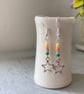 Summer coloured silver star earrings, multi-coloured - Image 3