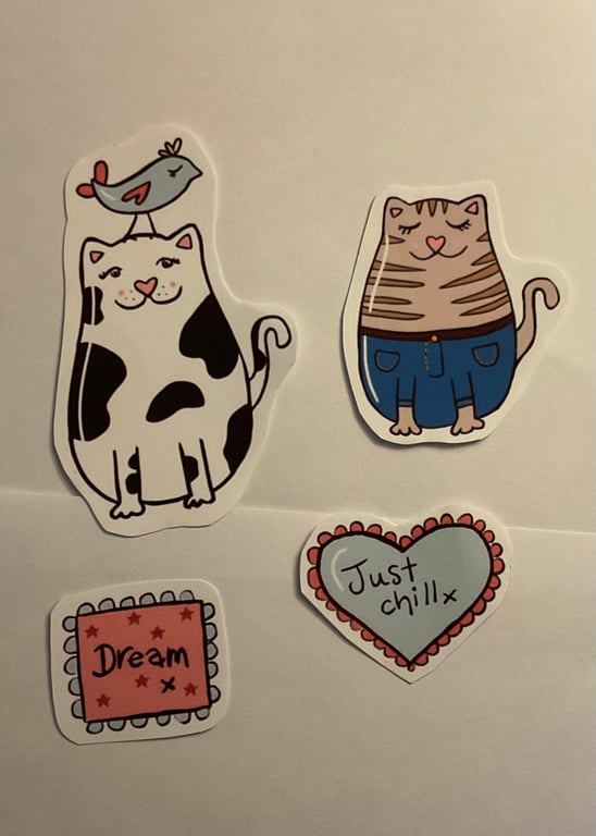 Just chill sticker set