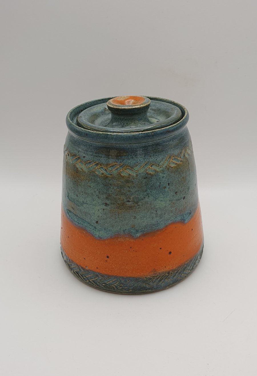 Lidded jar