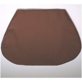 Wedge Placemat For Round Table Brown