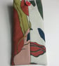 Glasses case, sunglasses case, abstract floral fabric - Image 3