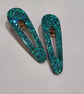 Light Blue Glitter Hair Clips - Image 7