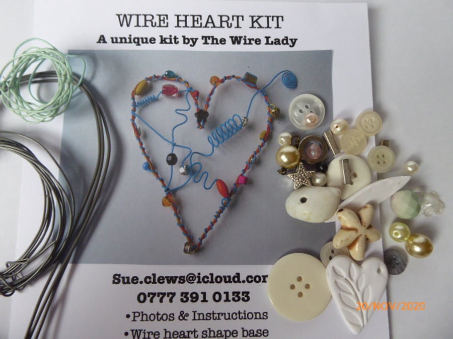 Craft Kits Wire Heart Kits