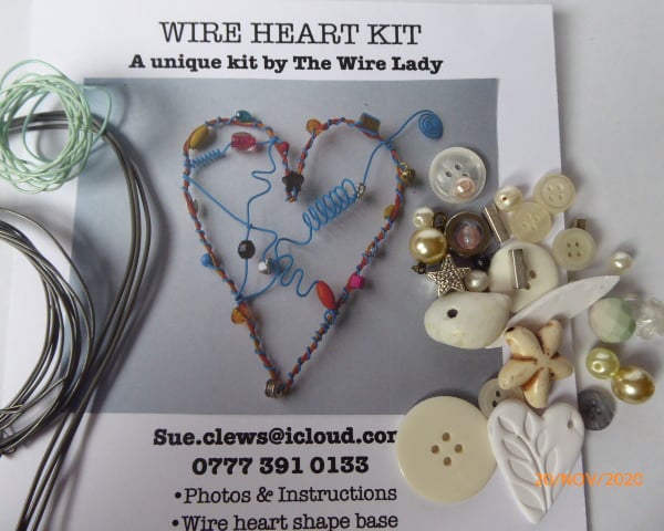 Craft Kits Wire Heart Kits