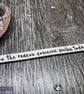 BE THE REASON SOMEONE SMILES TODAY Hand Stamped Cuff Bracelet - Image 3