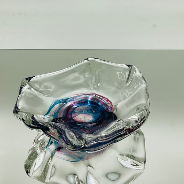 Turquoise Ruby Trinket Dish