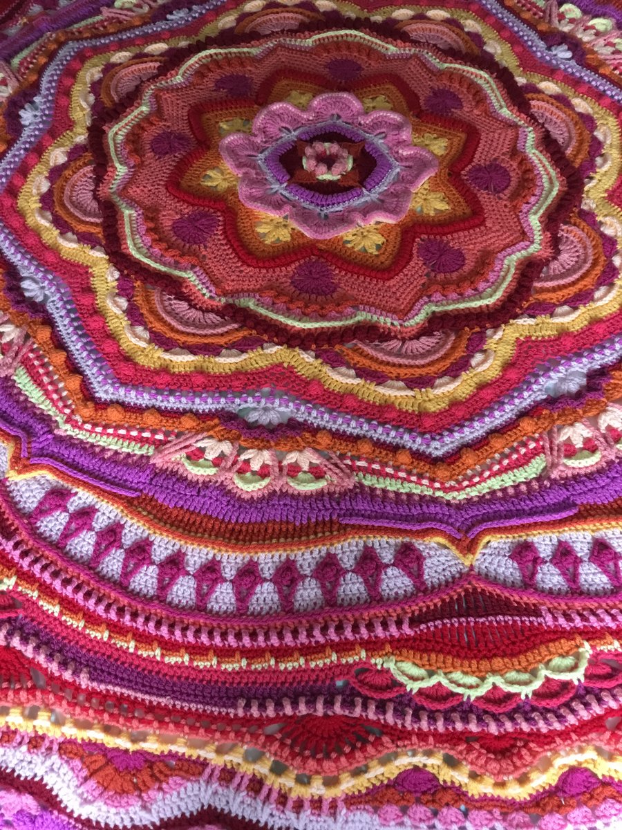 Crochet Mandala Madness Throw