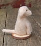 Needle felt wool Labrador Dog 8 cm tall, wool dog,  - Image 5