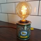 We are Golden - Upcycled dimmable golden syrup bedside lamp or night light