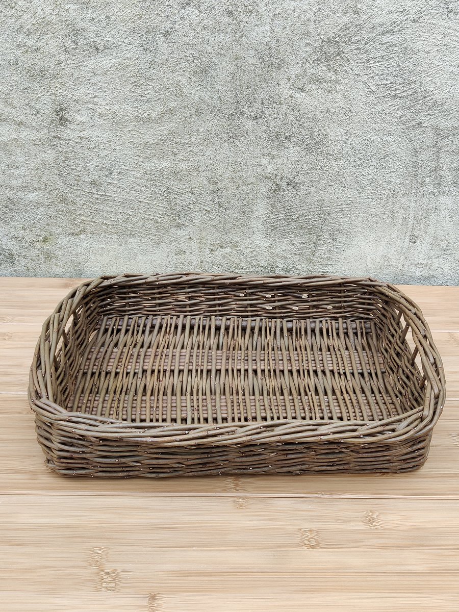 Perfectly imperfect willow tray