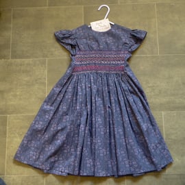 Smocked Dress size 3-4 years