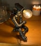 The Thinking Man Industrial Iron Pipe Lamp - Image 2