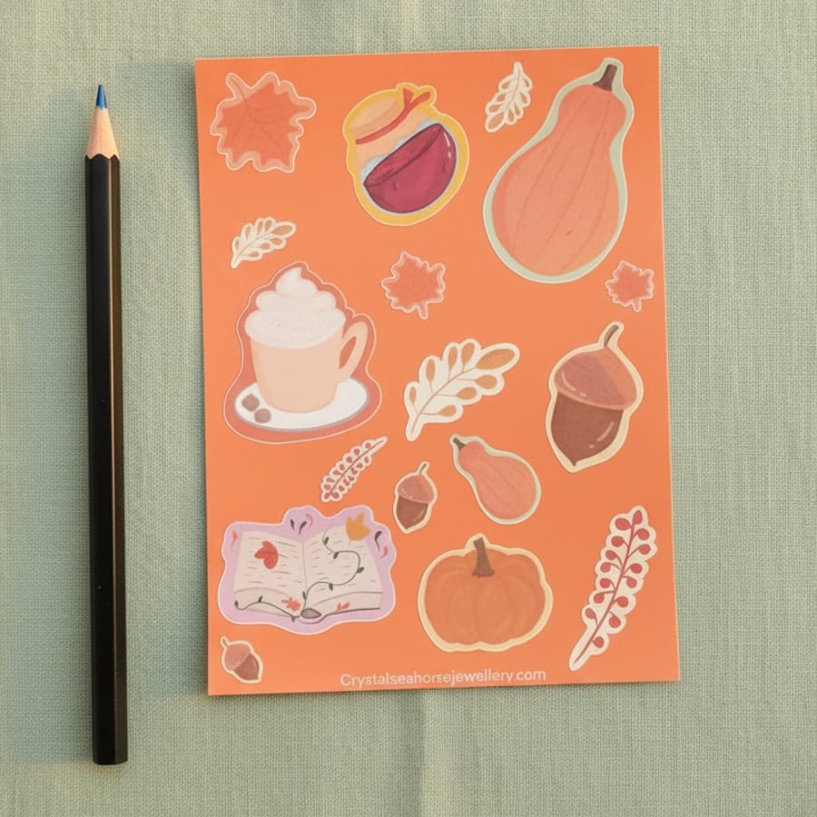 Cosy Autumn Sticker Sheet 