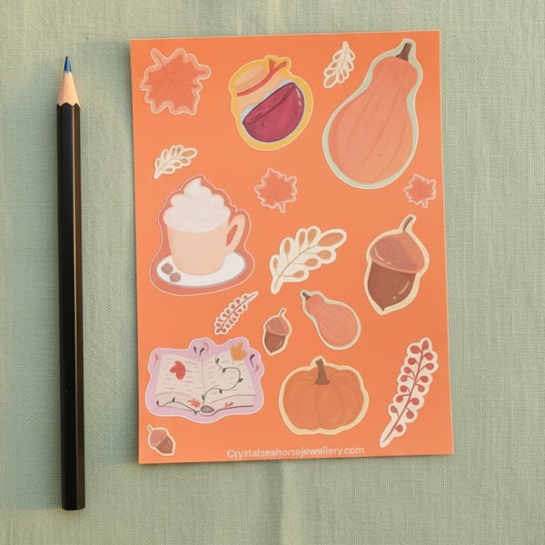 Cosy Autumn Sticker Sheet 