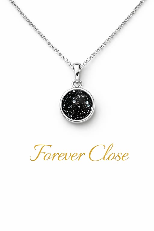 Memorial jewellery, "star in the night sky"