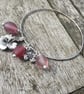 Beaded charm bangle - Image 4
