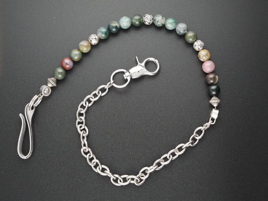 The Wayfarer, The key chain that converts to a bracelet and demi-key chain.