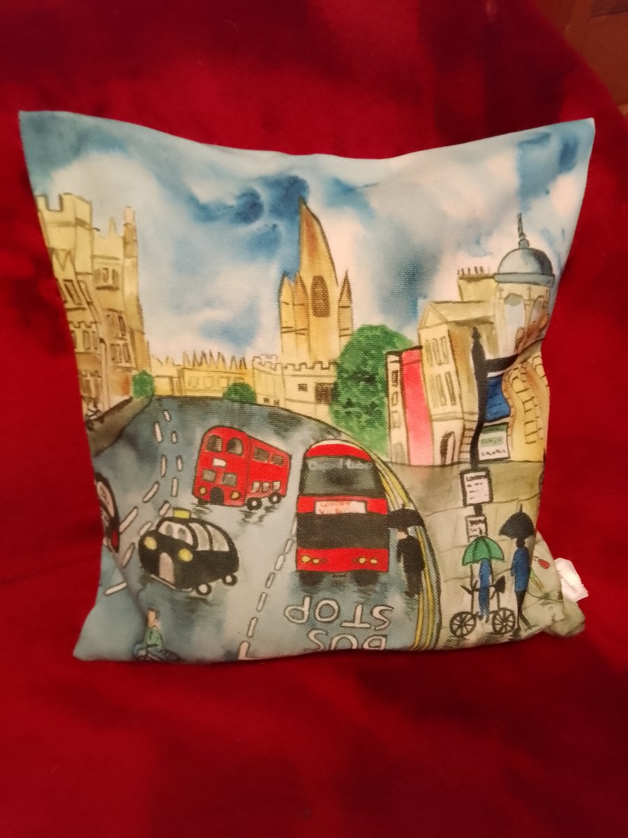 Oxford High Street Cotton Canvas Cushion Cover 18" x 18"