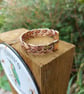 Handmade Pure Copper Braided Bangle – 7th Anniversary Gift - Handcrafted in Corn - Image 6