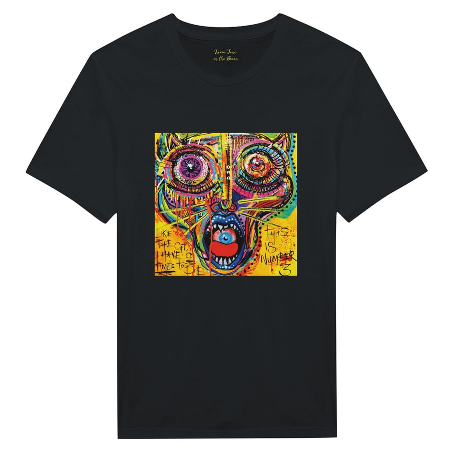 "9 Lives" T-Shirt by Laura Jane