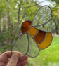 Stained Glass Bee Suncatcher  - Handmade Hanging Decoration  - Image 5